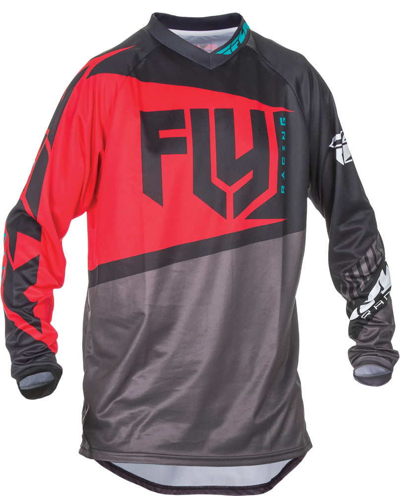 FLY RACING F-16 Jersey Red/Black/Grey Yx 370-922YX