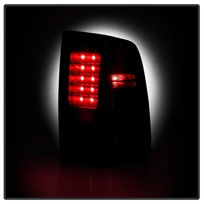 Spyder 13-18 Dodge Ram 2500/3500 LED Tail Lights LED Model Only - All Black (ALT-YD-DRAM13-LED-BKV2) 5085924