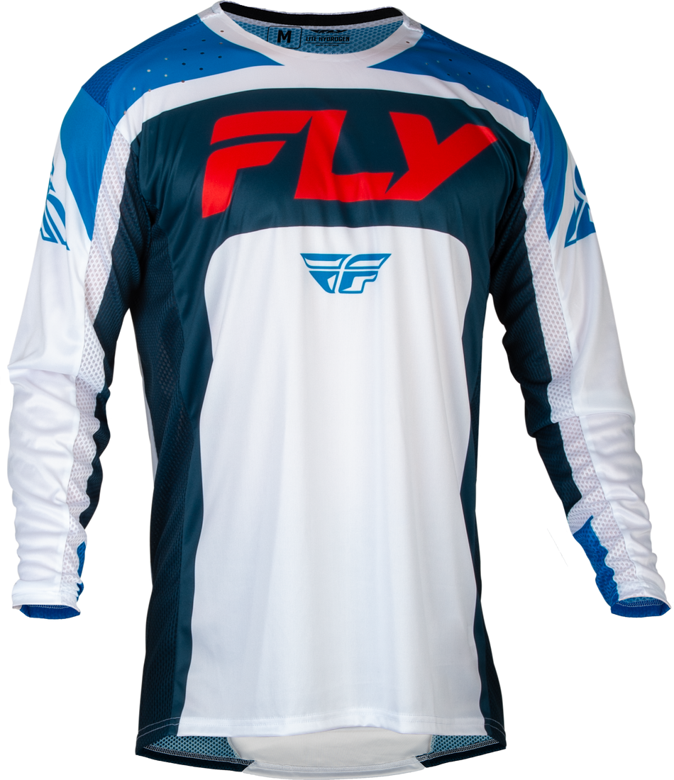 FLY RACING Lite Jersey Red/White/Navy Lg 377-723L