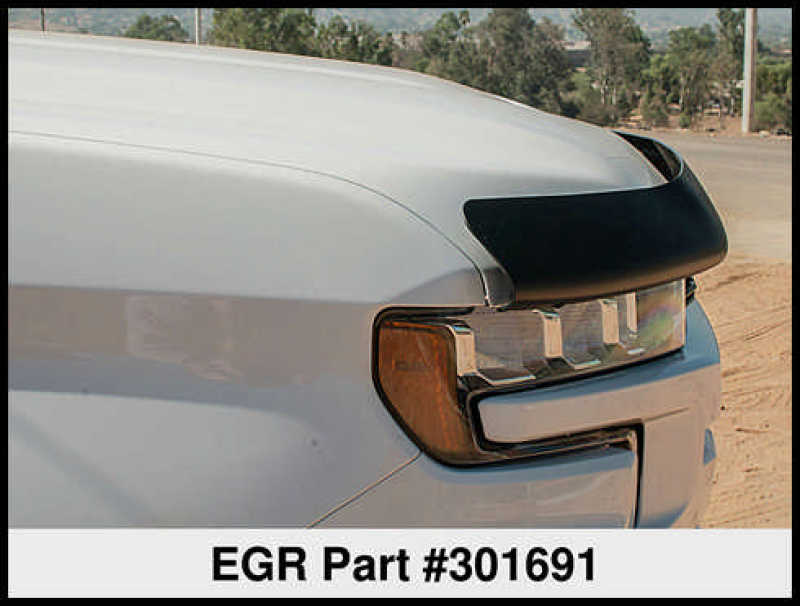 EGR 2019 Chevy 1500 Super Guard Hood Guard - Dark Smoke 301691