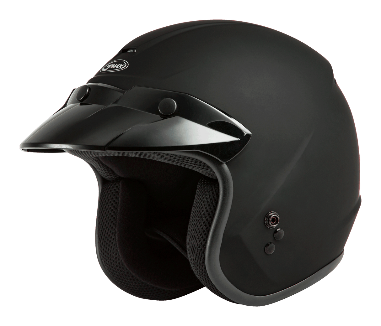 GMAX Youth Of-2y Open-Face Helmet Matte Black Yl G1020072