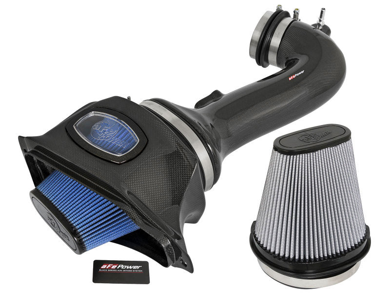 aFe Momentum Carbon Fiber Cold Air Intake System PDS/P5R 15-16 Chevrolet Corvette Z06 V8-6.2L 52-74202-C