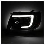 Spyder Toyota Tacoma 05-11 Projector Headlights - Light Bar DRL - Black PRO-YD-TT05V2-LB-BK 5084514