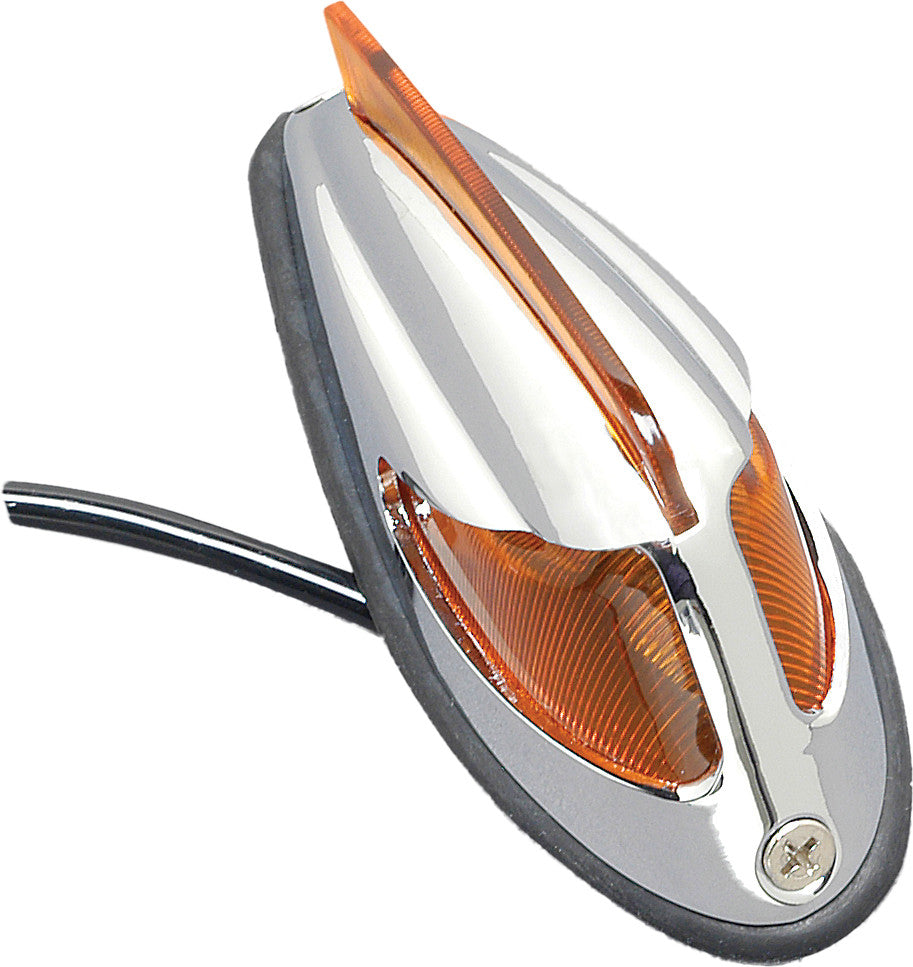 K&SFender Light W/Fin Amber25-5138