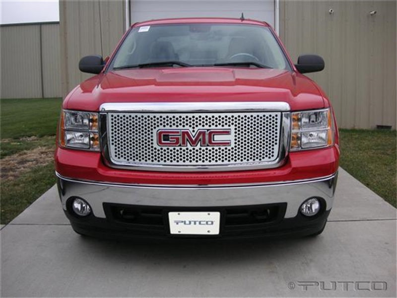 Putco 07-10 GMC Sierra HD Punch Stainless Steel Grilles 84196