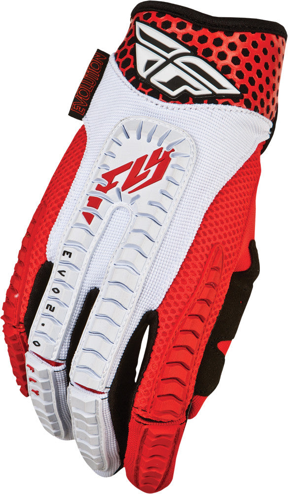 FLY RACING Evolution Gloves Red Sz 9 368-11209