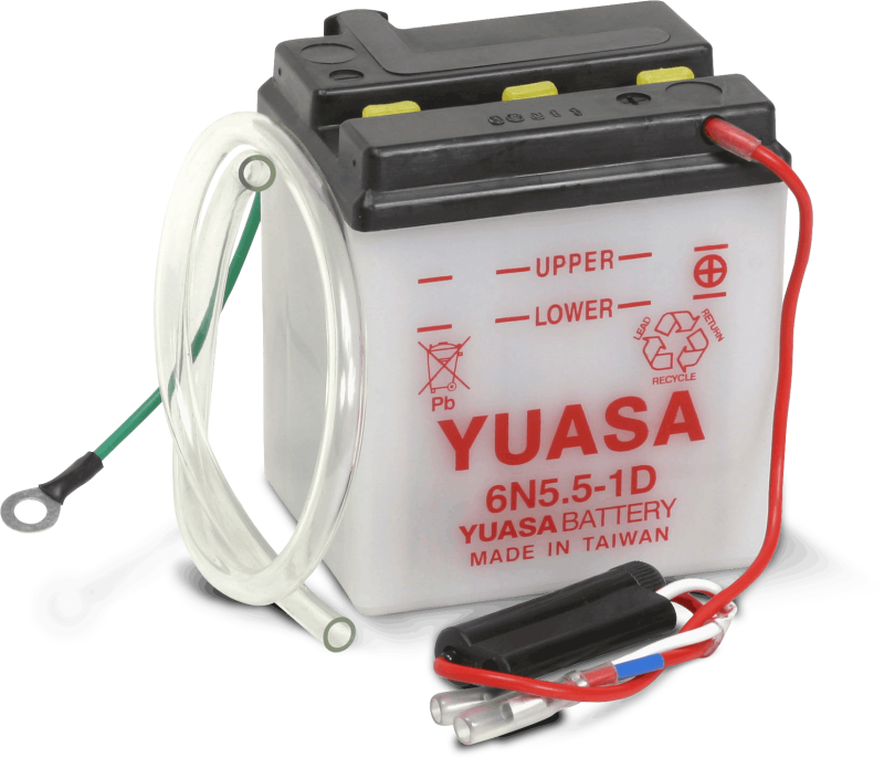 Yuasa 6N5.5-1D Conventional 6 Volt Battery YUAM2655B