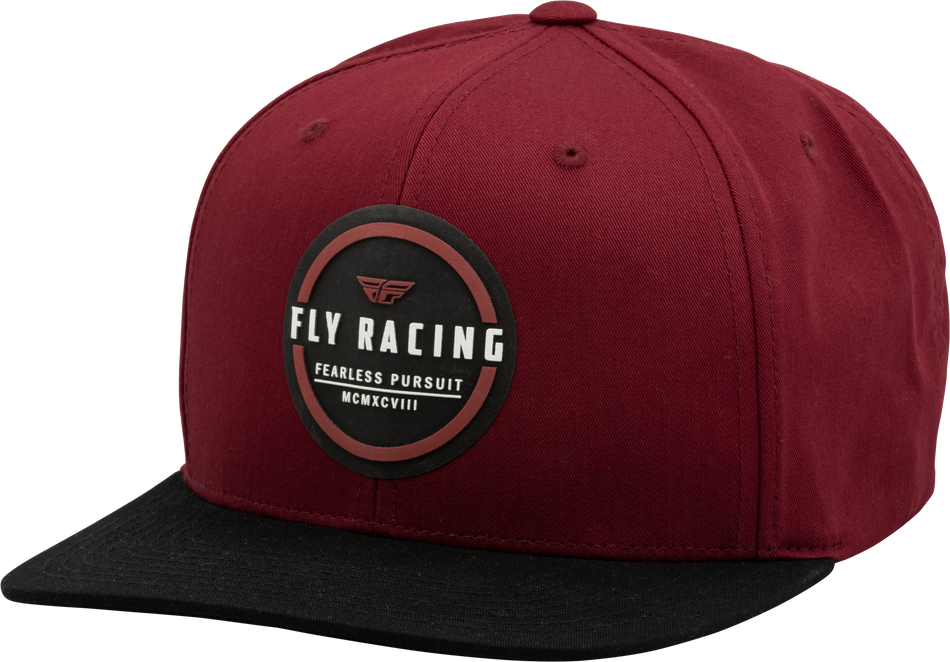 FLY RACING Fly Jump Hat Maroon/Black 351-0032