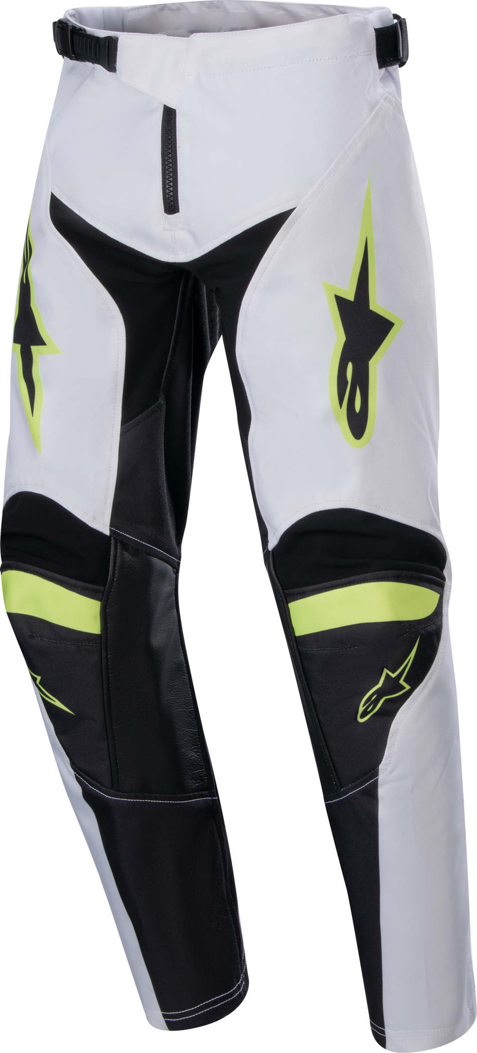 ALPINESTARS Youth Racer Lucent Pants Wht/Neon Rd/Ylw Fluo Sz 22 3743724-2029-22