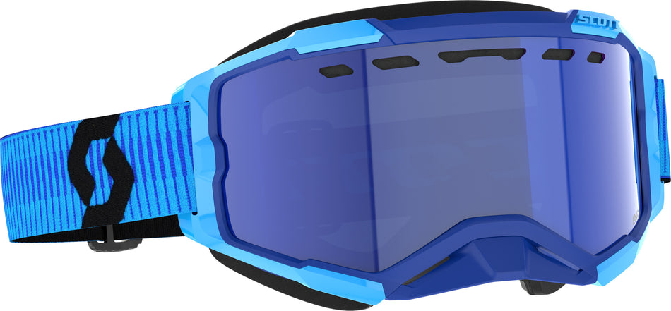 SCOTT Fury Snowcross Goggle Blue/Black Enhcr Blue Chrm 278605-1034347