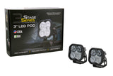 Diode Dynamics 2021 Ford Bronco SS3 LED Ditch Light Kit - Pro White Combo DD7186