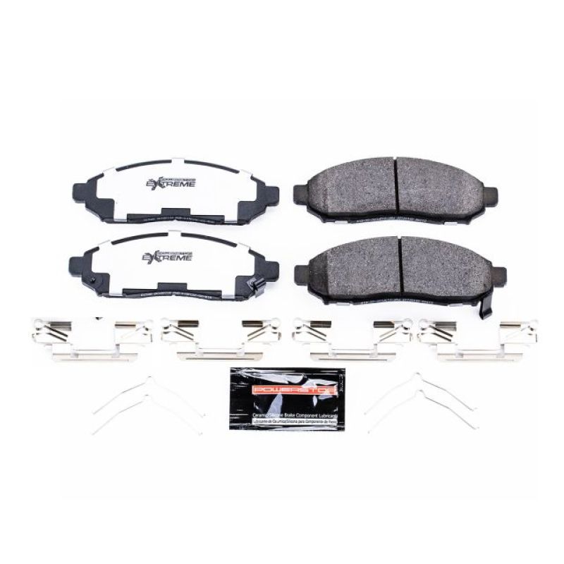 Power Stop 2015 Chevrolet City Express Front Z36 Truck & Tow Brake Pads w/Hardware