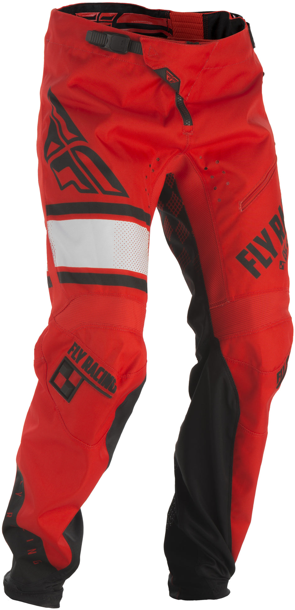 FLY RACING Kinetic Era Bicycle Pants Red/Black Sz 18 371-02218