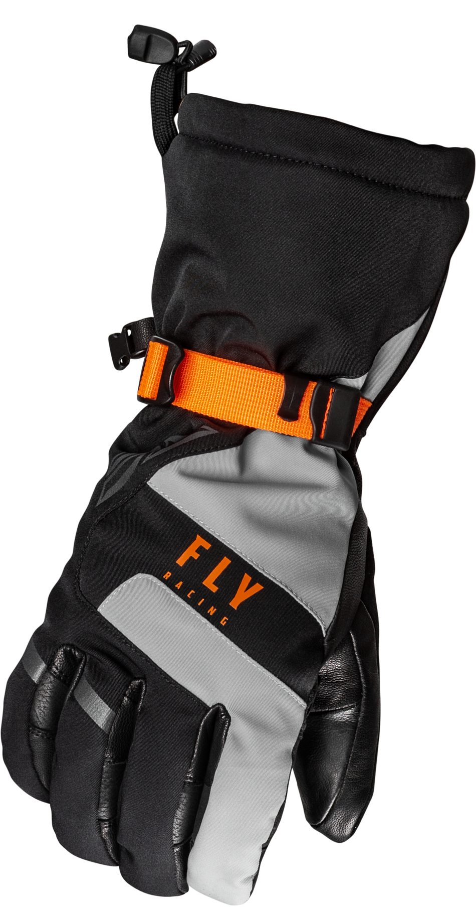 FLY RACING Highland Gloves Black/Grey/Orange Lg 363-3952L