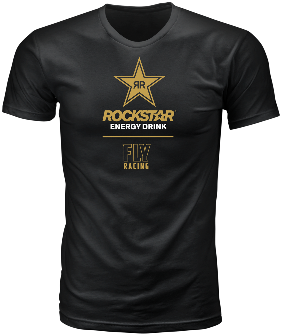 FLY RACING Fly Rockstar Tee Black/Gold 2x 352-01202X