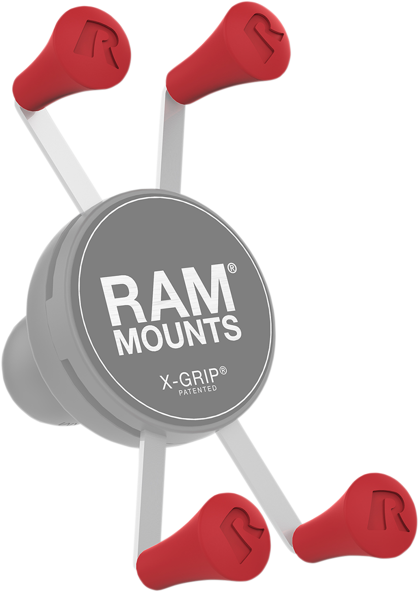 RAM MOUNTS Post Caps - X-Grip - Red RAP-UNCAP4REDU