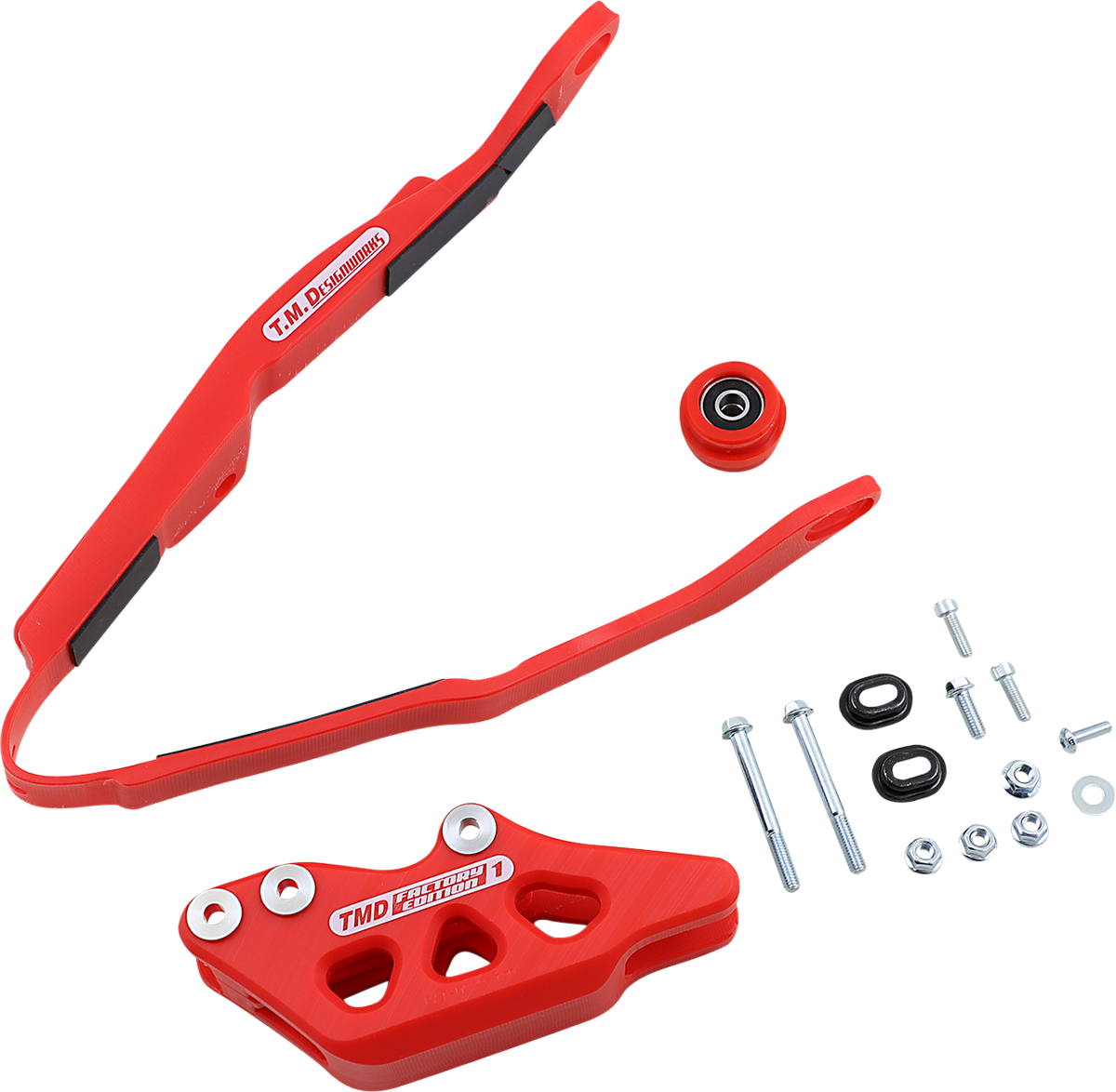 T.M. DESIGNWORKS Chain Guide/Slider - Honda - Red HCP-H05-RD