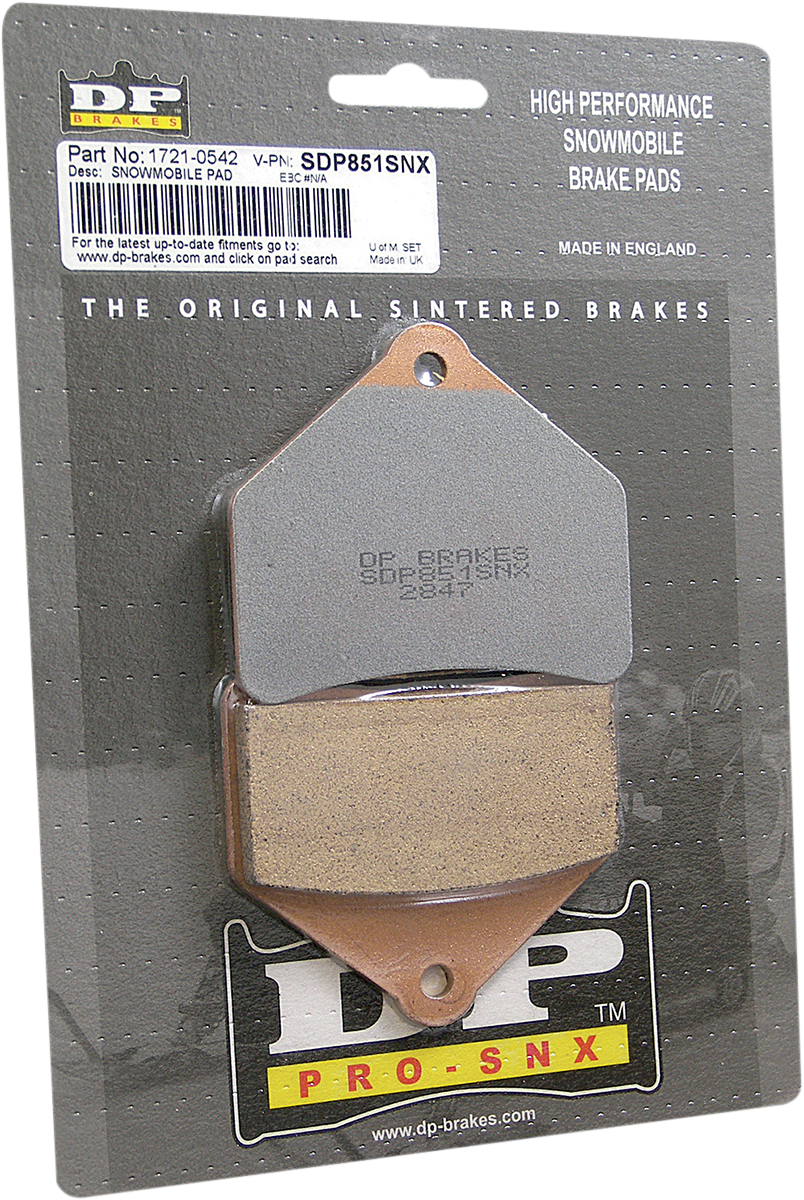 DP BRAKES HH+ Brake Pads - SDP851SNX SDP851SNX