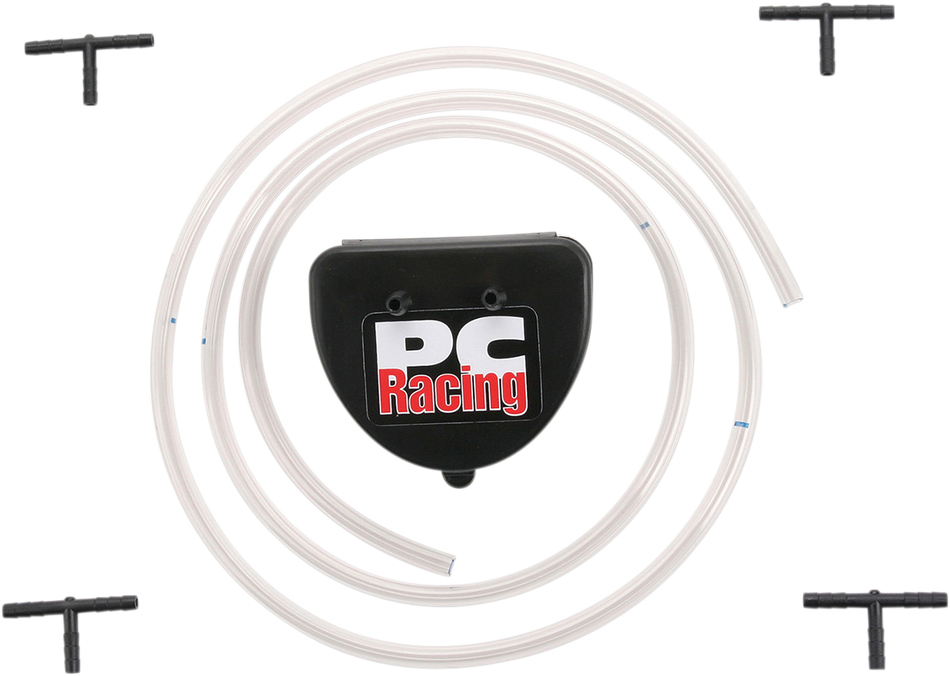 PC RACING Carburetor Vent System 2 - Black PC23