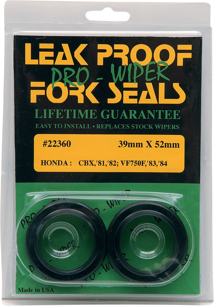 LEAKPROOF SEALS Pro Wiper Seal (only) - 39 mm ID x 52 OD mm x 11 mm T 22360