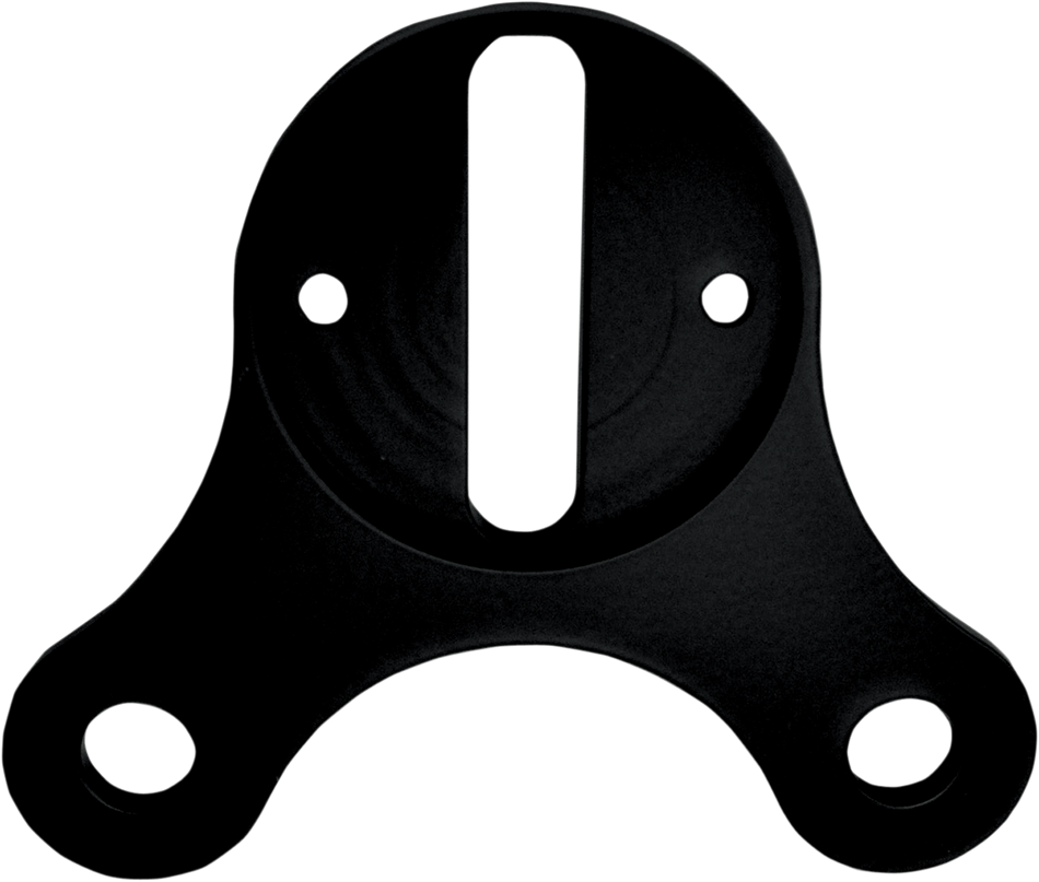 DRAG SPECIALTIES Soporte plano para mini calibre - Negro plano - Para diámetro de 2,4" 2210-0267 