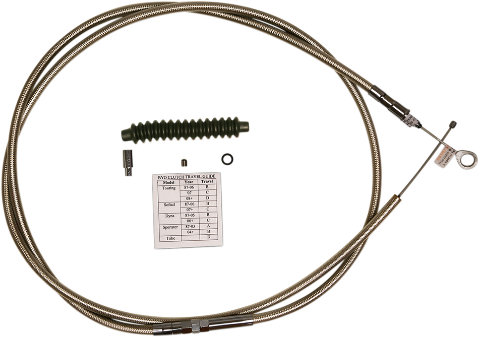 MAGNUM Control Cable Kit - BYO - Braided Stainless Steel 398313