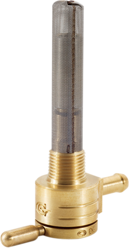 GOLAN PRODUCTS Straight Petcock - Raw Brass - 3/8" NPT 75-516S-BS