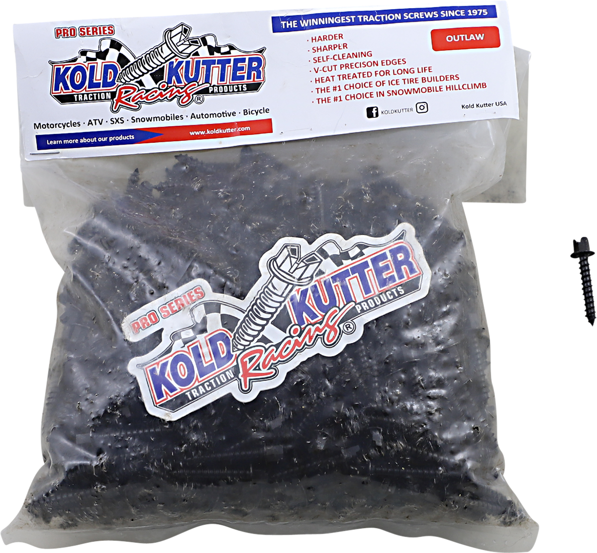 KOLD KUTTER Outlaw Screws - #12 - 11 x 1-1/4 - 500 Pack KKA114-12-500