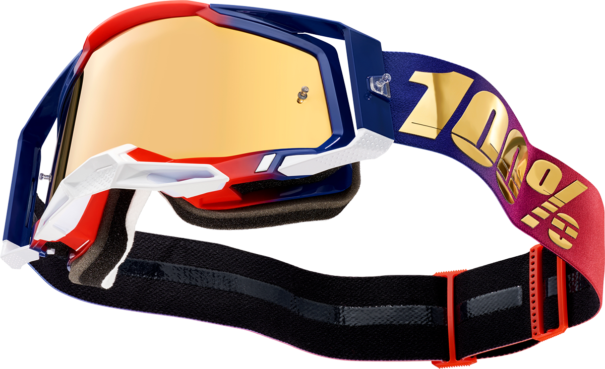 100% Racecraft 2 Goggles - United - True Gold 50010-00009