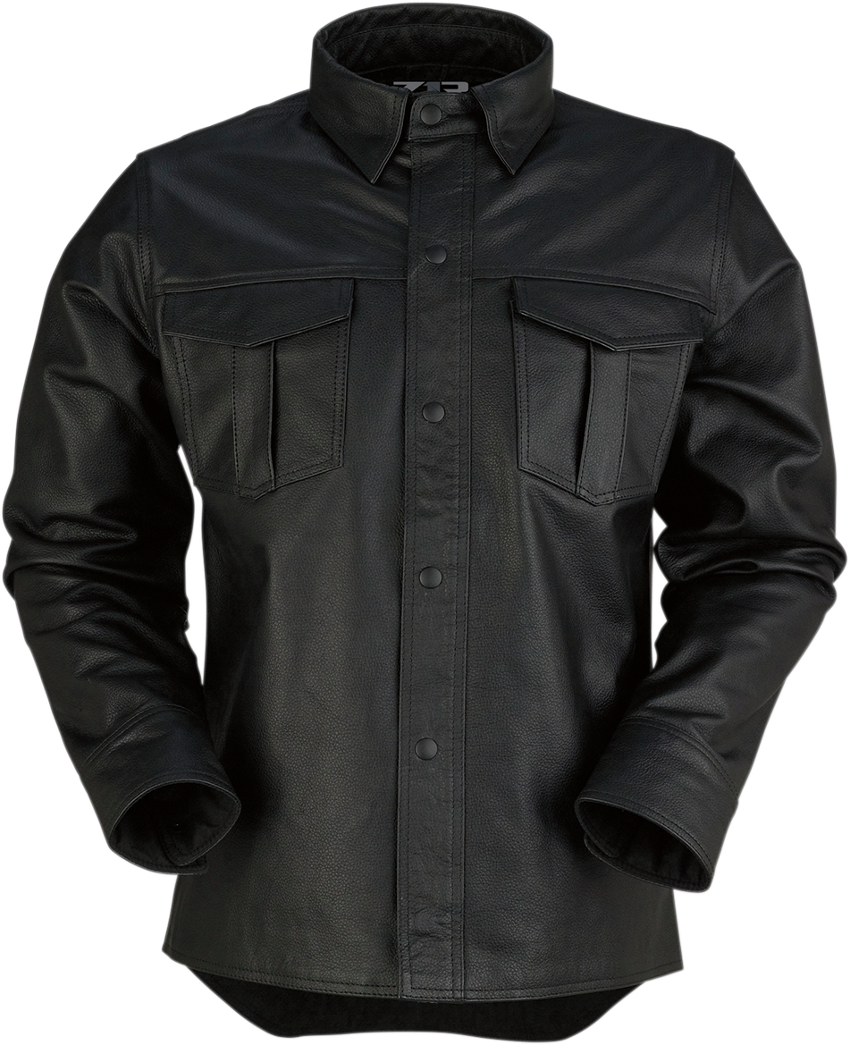 Z1R Motz Leather Shirt - Black - 4XL 2810-3399