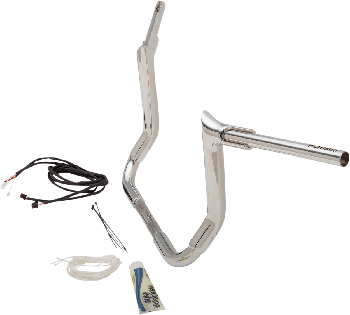 FAT BAGGERS INC. Handlebar Kit - Pointed Top - 12" - Chrome 809212