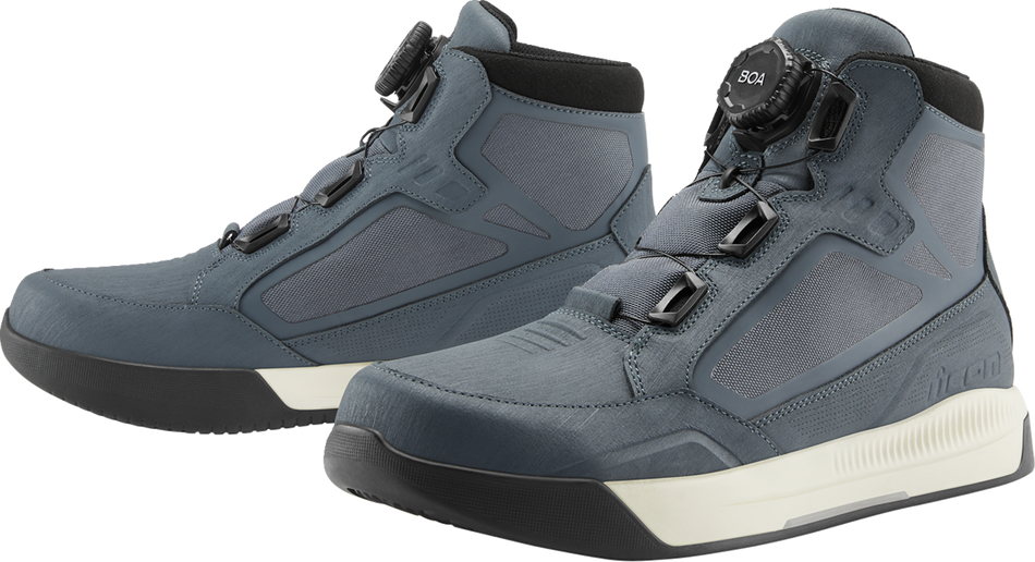 ICON Patrol 3™ Waterproof Boots - Grey - Size 8.5 3403-1294