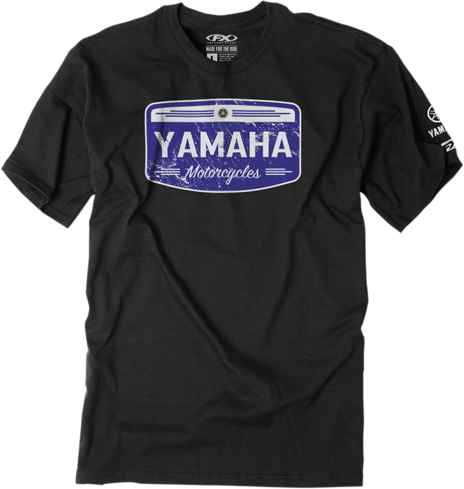 FACTORY EFFEX Yamaha Rev T-Shirt - Black - Large 22-87214