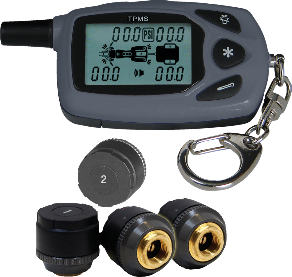 SHOW CHROME Bike and Trailer Tire Pressure Monitor System 13-317A
