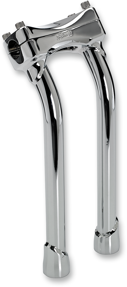 BILTWELL Risers - Murdock - Pullback - 12" - Chrome 6404-105-12