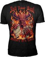 LETHAL THREAT Sell Your Soul T-Shirt - Black - Large LT20891L