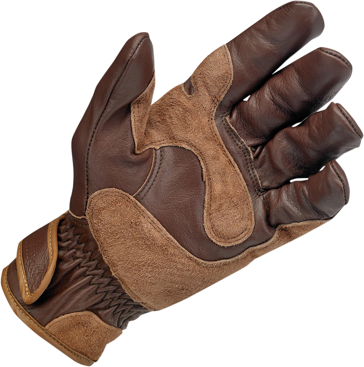 BILTWELL Work Gloves - Chocolate/Suede - XS 1503-0202-001