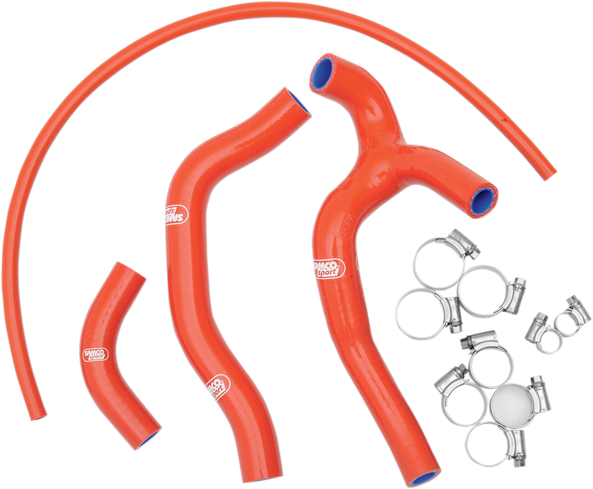 MOOSE RACING Race Fit Radiator Hose Kit - Red - Honda MBU-HON-28-RD