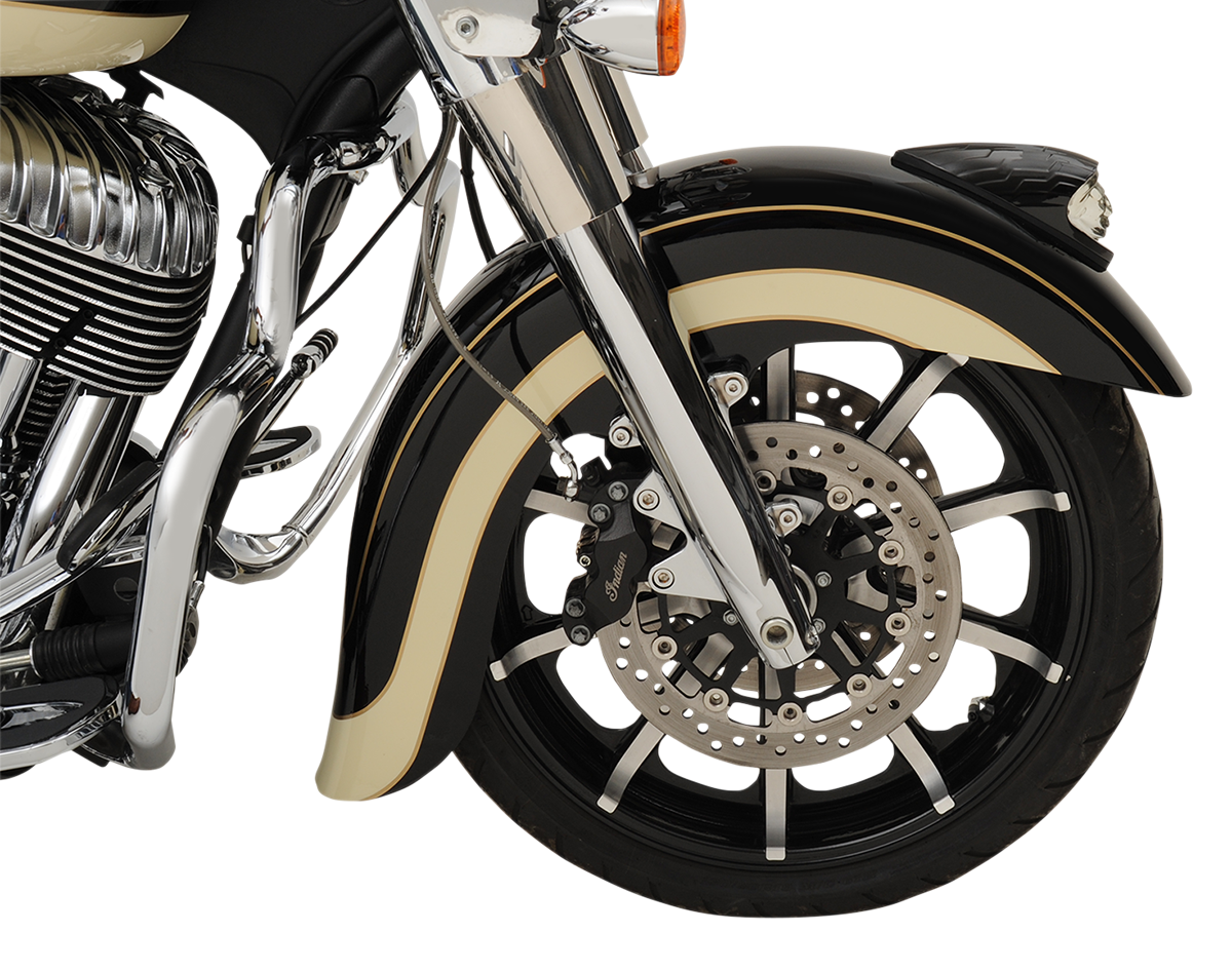 KLOCK WERKS Front Fender - Steel - Indian/Chief - 16"-19" KWF-04-0400