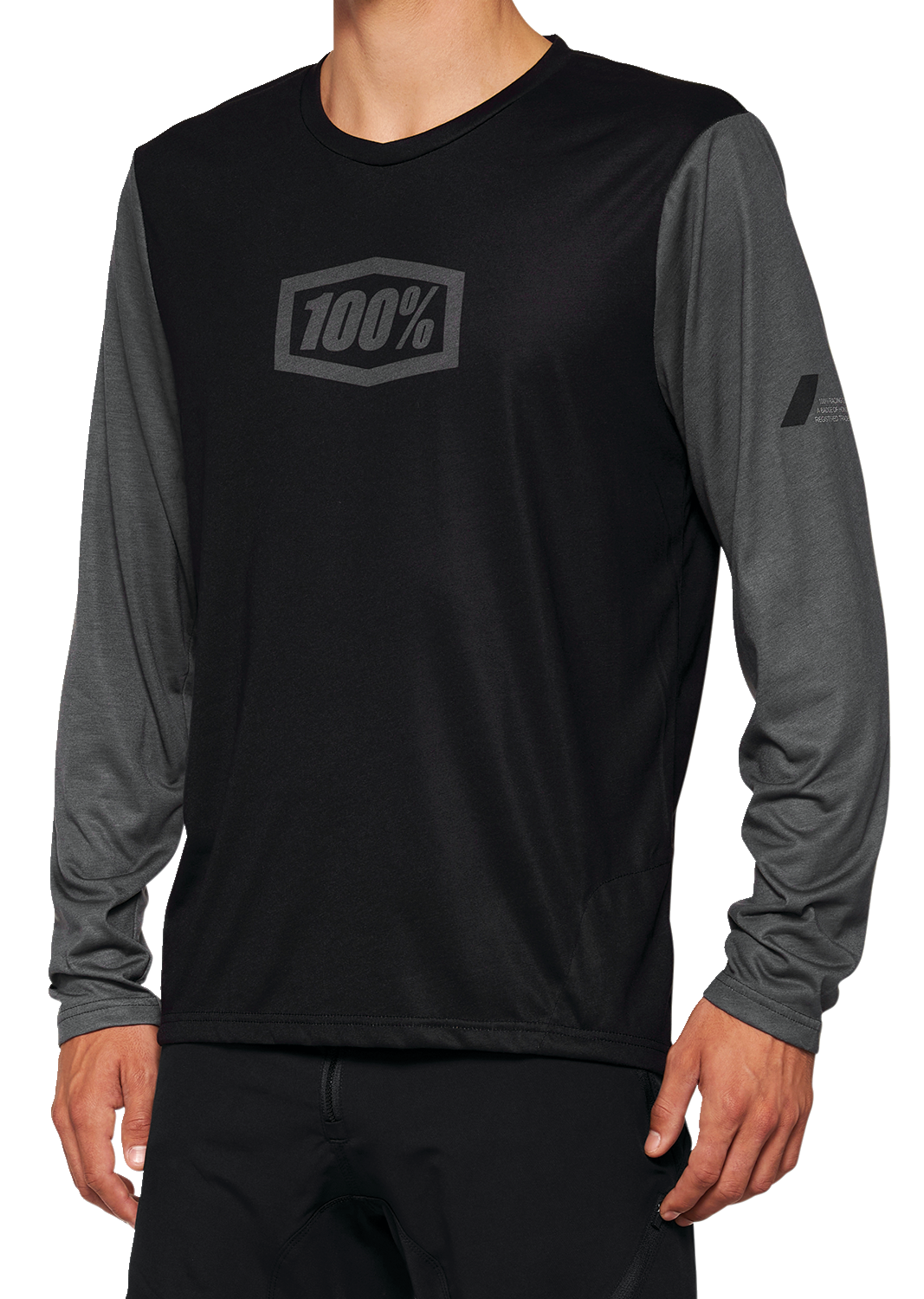 100% Airmatic Long-Sleeve Jersey - Black - Medium 40019-00001