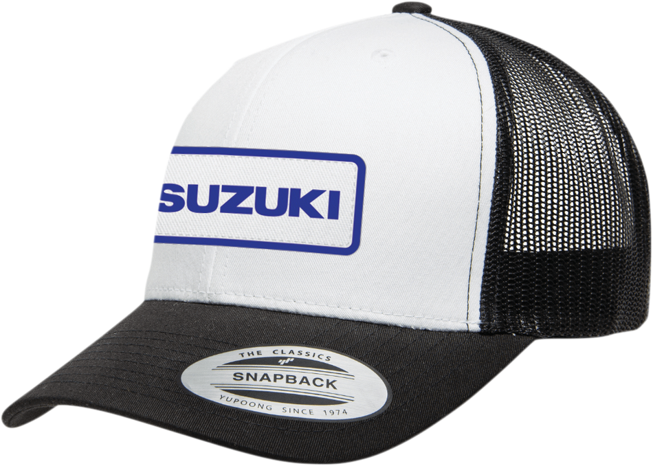 FACTORY EFFEX Suzuki Throwback Hat - Black/White 25-86404