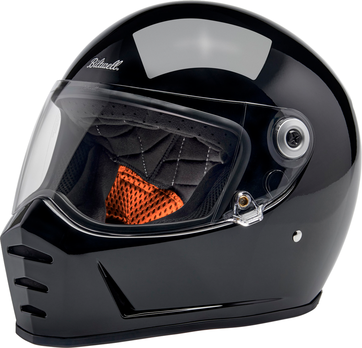 BILTWELL Lane Splitter Helmet - Gloss Black - XS 1004-101-501