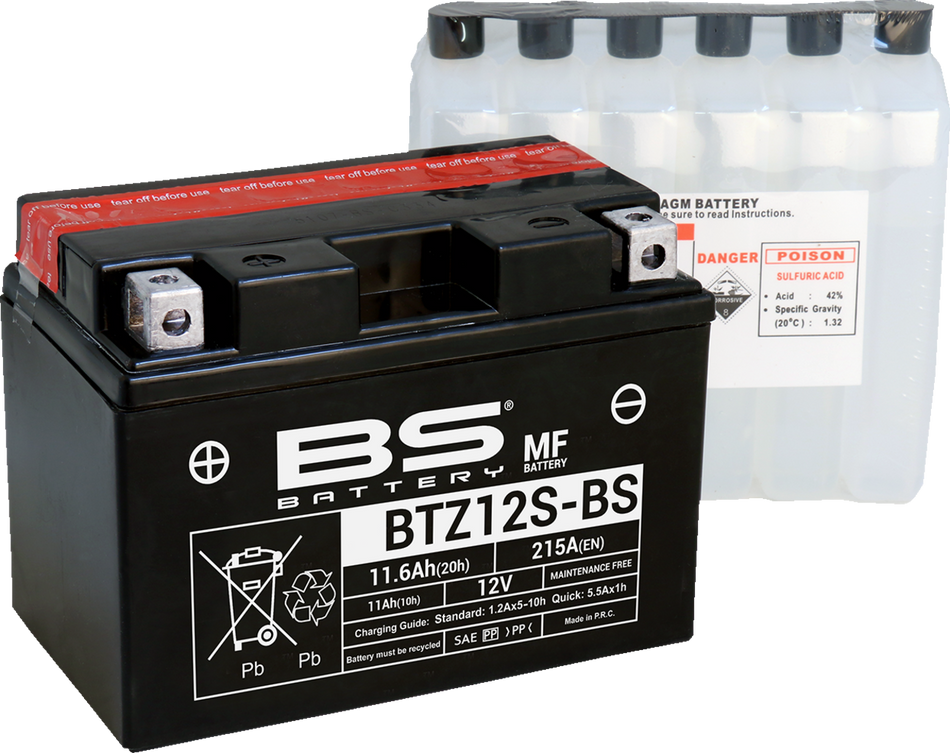 BS BATTERY Battery - BTZ12S-BS (YTZ) 300697
