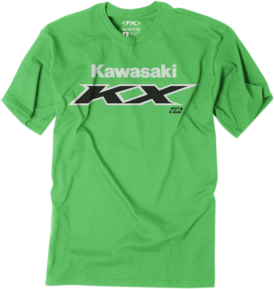 FACTORY EFFEX Youth Kawasaki KX T-Shirt - Green - Medium 23-83102