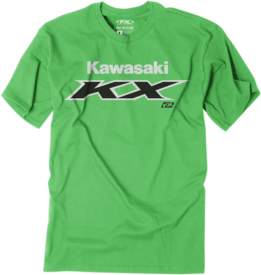 FACTORY EFFEX Kawasaki KX T-Shirt für Jugendliche – Grün – XL 23-83106 