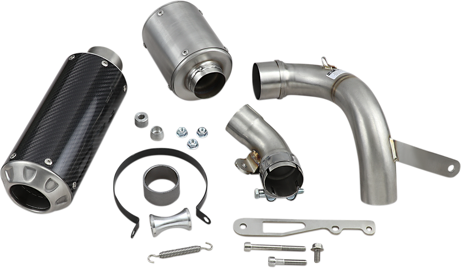 HOT BODIES Full Exhaust System with Carbon Muffler RC390 2014-2019 91401-2404
