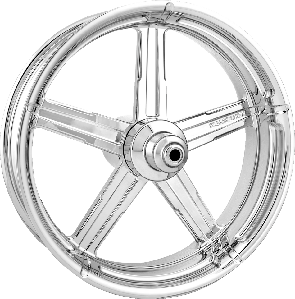 PERFORMANCE MACHINE (PM) Wheel - Formula - Front/Dual Disc - with ABS - Chrome - 21"x3.50" - '08+ FLD 12047106FRMAJCH