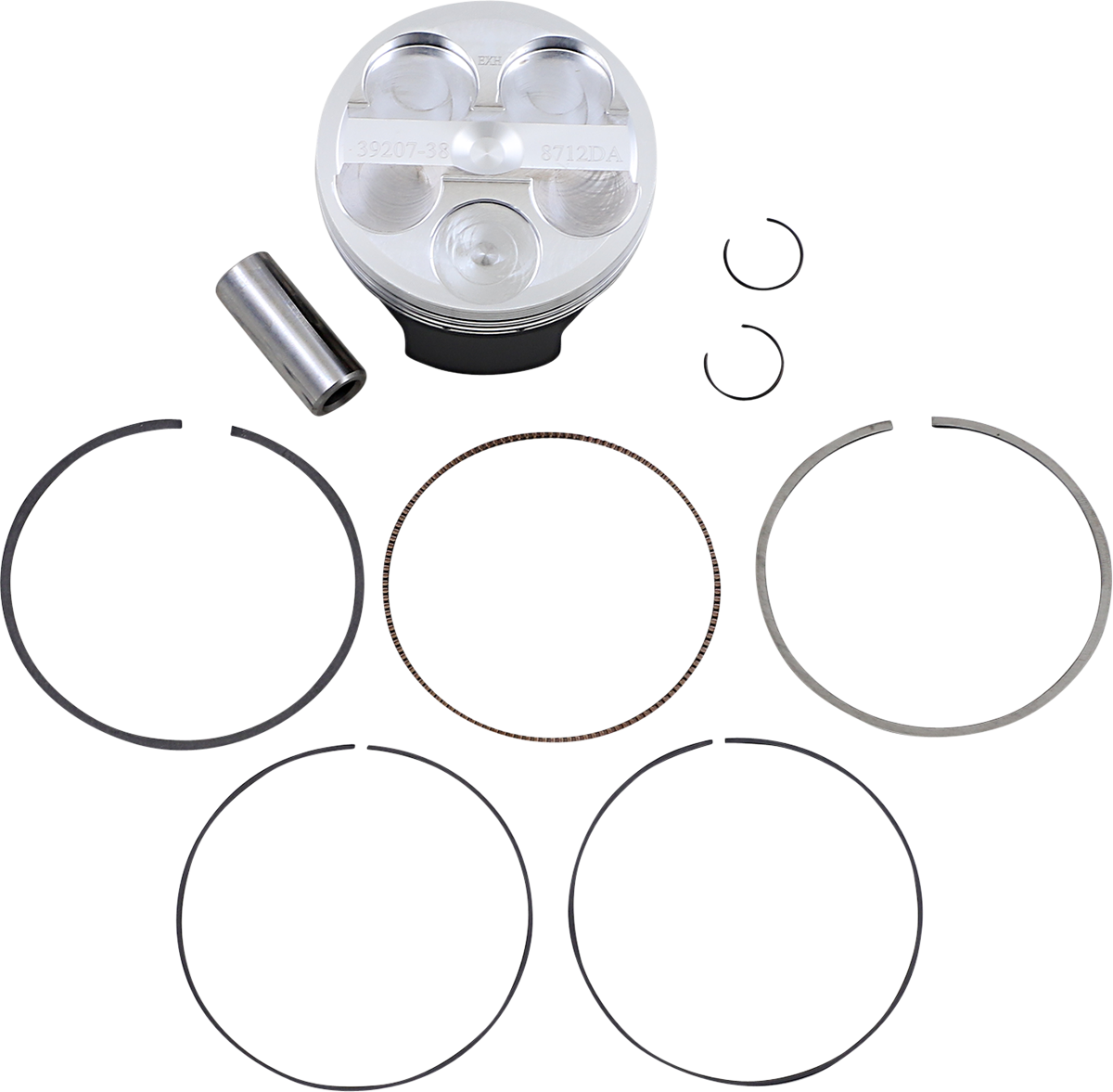 WOSSNER Piston Kit - YZ/WR 250F - 76.96 mm 8712DA