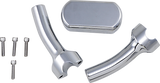 LA CHOPPERS Risers - Solid Top - 5-1/2" - Chrome LA-7442-05