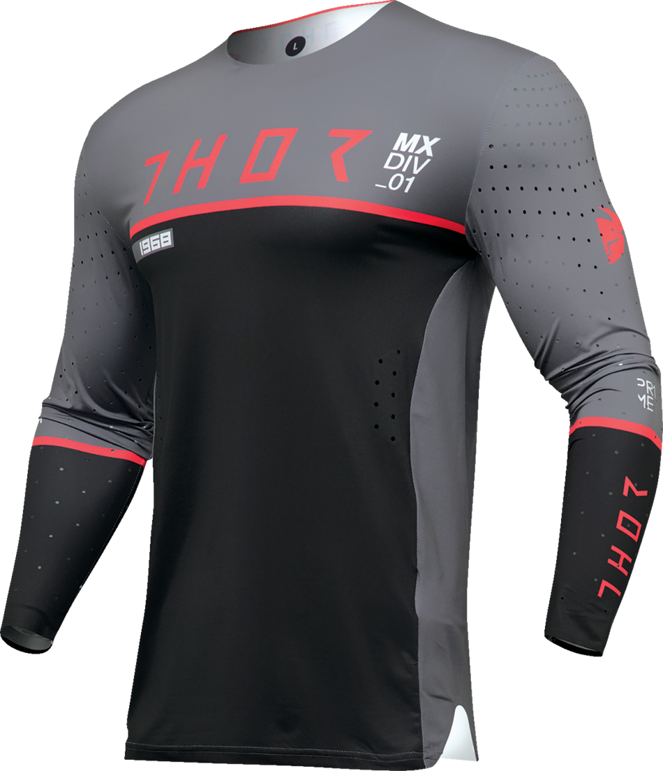 THOR Prime Ace Jersey - Charcoal/Black - Small 2910-7659
